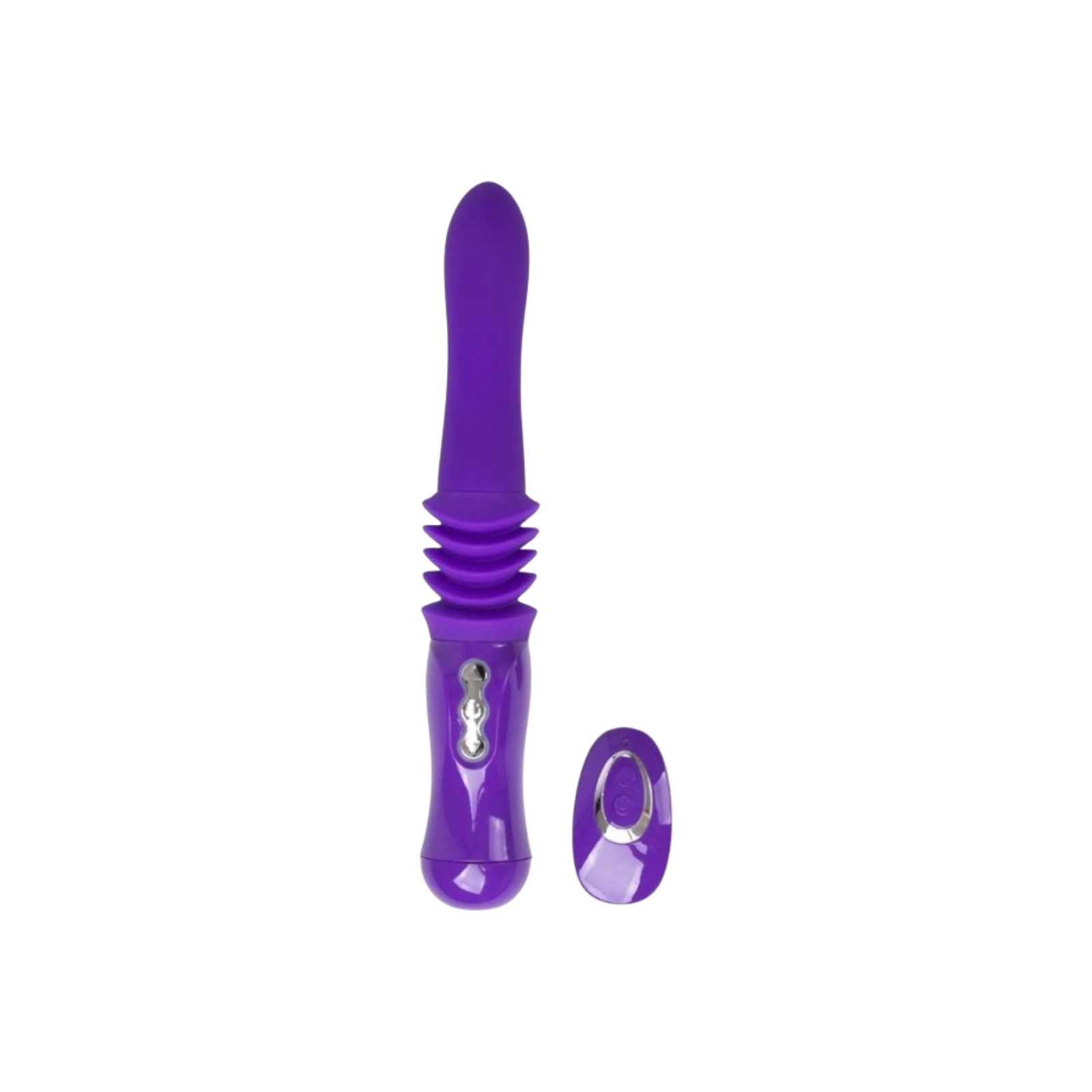 MAIA Monroe Thrusting Anal Vibrator in Purple with remote – sleek anal toy for rhythmic thrusting pleasure