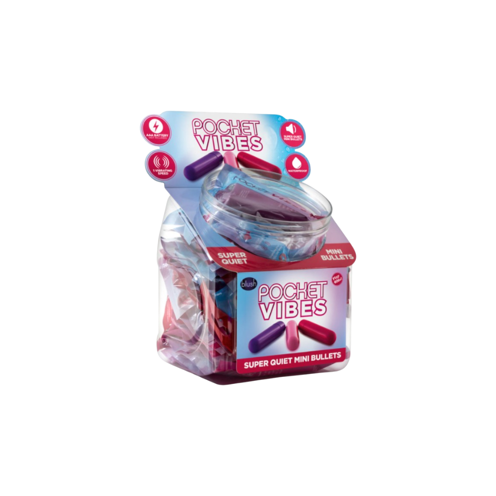 BLUSH KOOL VIBES Mini Bullet Vibrators in Blueberry, Cherry, and Grape – Super Quiet Pocket-Sized Toy