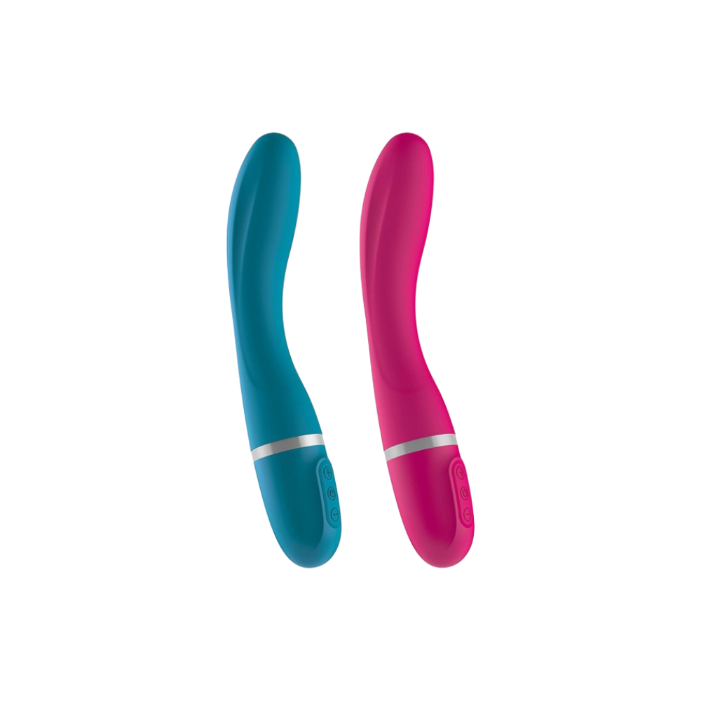 LIEBE Bend It Vibrator in Ocean Blue with flexible G-spot curve and smooth finish