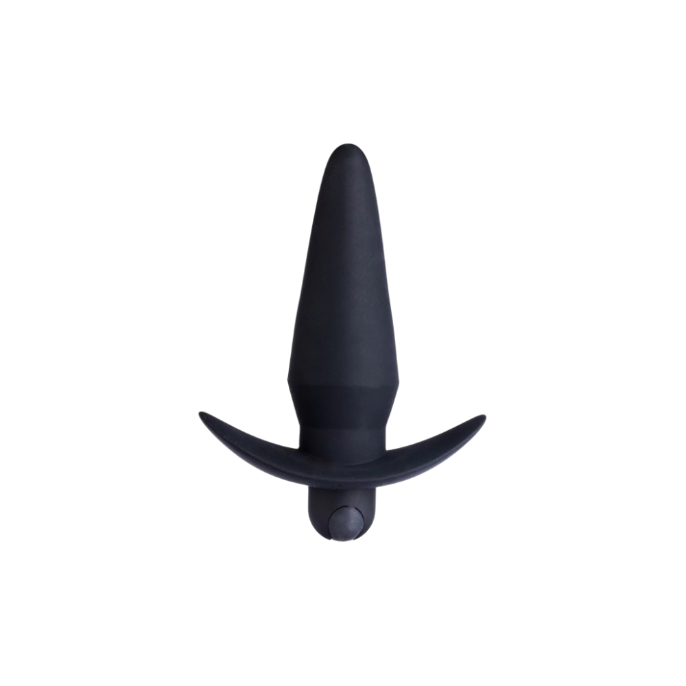 MAIA CODY black vibrating silicone anal plug for beginner-friendly stimulation