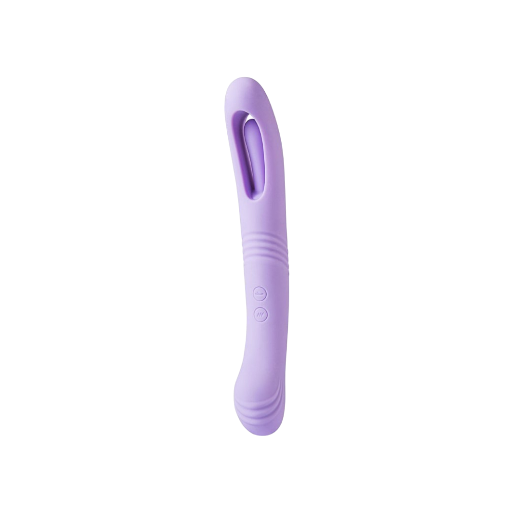 MAIA HARPER Lavender Dual Motor Silicone Vibrator in Thumper Color
