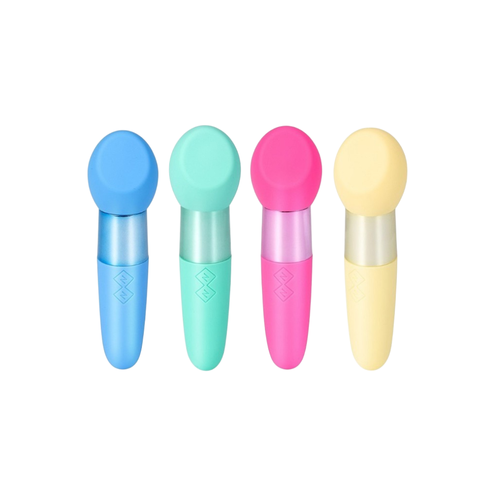 MAIA RINA Mini Wand Vibrator – Compact Pastel Vibrators in Blue, Pink, Teal, and Yellow