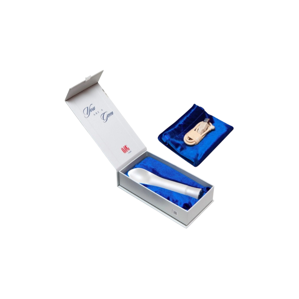 NOBU CONI handheld clitoral stimulator with pulse stimulation and velvet storage case