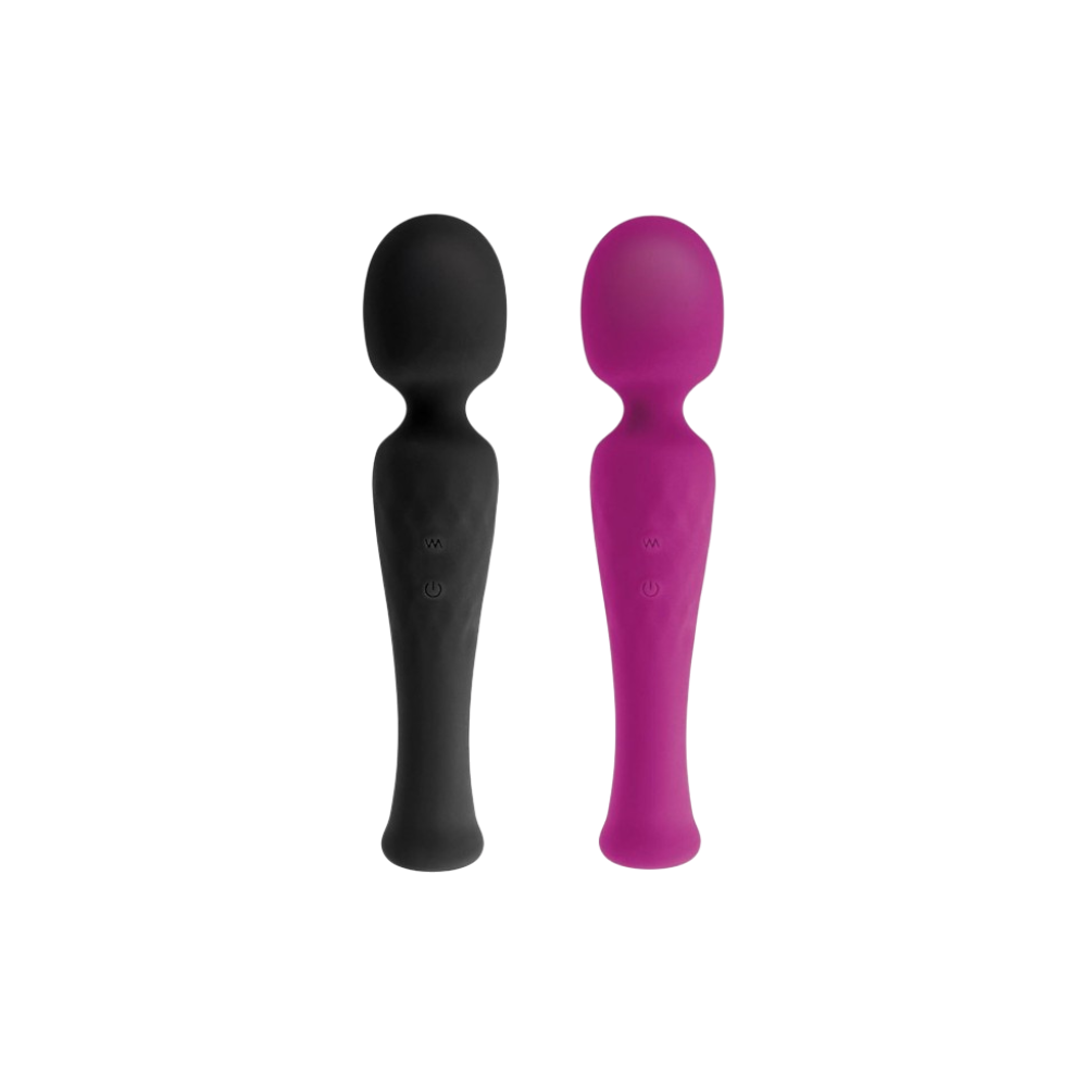 PLEASURES Wand Massager in Black – Powerful Vibrating Wand